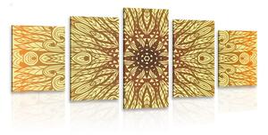 Quadri 5 pezzi – Ornamento etnico unico