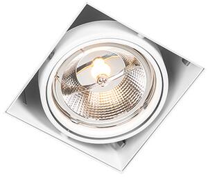 Faretto incasso bianco GU10 AR111 senza cornice orientabile - Oneon