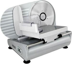R.G.V. Affettatrice elettrica con Lama 22 cm Motore 150W con Base In Acciaio - Ausonia 220