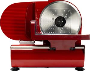 R.G.V. Affettatrice elettrica con Lama 19 cm e Motore 100W con Base In Acciaio - Ausonia 190 Red