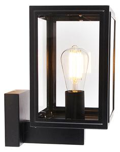 Lampada da parete rustica nera IP44 - Sutton Up