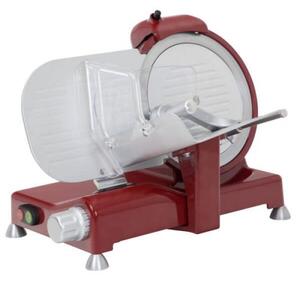 R.G.V. Affettatrice Elettrica Potenza 140 Watt Lama 25 cm in Acciaio colore Rosso - 90447 Luxury 25 Red Edition