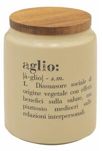 Barattolo Aglio 800 ml in Gres VdE Tivoli 1996 Crema