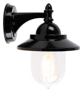 Lampada da parete per esterni classica nera IP44 - Oxford