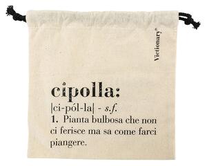 Sacchetto onion/cipolla 23,5x25 cm in Cotone VdE Tivoli 1996