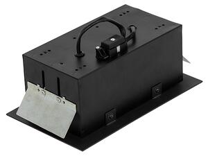 Faretto da incasso moderno nero 2 luci orientabile - Oneon 70
