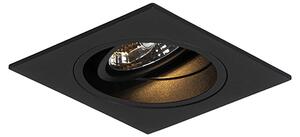 Faretto da incasso moderno nero orientabile - Chuck 70