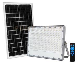 Proiettore led athos grigio 40w 4800lm 4000k con pannello solare