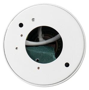 Faretto da bagno rotondo moderno bianco - Capa