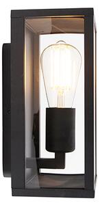 Lampada da parete smart nera 26 cm IP44 incl. WiFi ST64 - Charlois