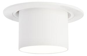 Faretto da incasso moderno rotondo bianco orientabile - Installa