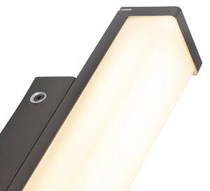 Applique da parete nera 32 cm IP44 - Cascada