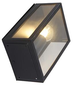 Lampada da parete per esterni intelligente nera 25,5 incl. WiFi A60 IP44 - Rotterdam