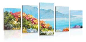 Quadri 5 pezzi – Vista sul mare
