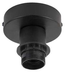 Plafoniera moderna nera con oro 47 cm Duo Shade - Combi