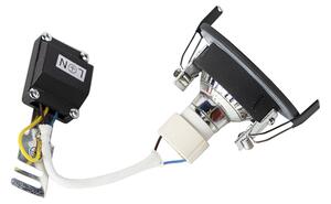 Faretto da incasso Smart moderno nero rotondo con WiFi GU10 IP54 - Xena