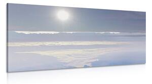 Quadro su tela – Sole sopra la montagna