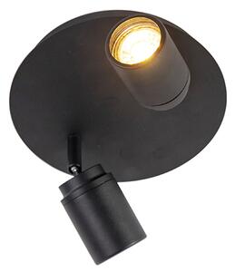 Faretto moderno smart nero incl. GU10 2 luci IP44 - Ducha