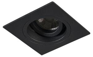 Faretto da incasso smart nero quadrato con Wifi GU10 - Chuck