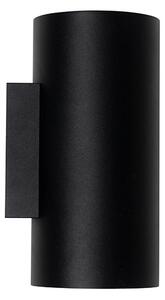 Lampada da parete intelligente nera con oro 2 luci incl. Wifi GU10 - Sab