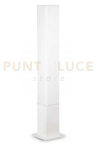 Edo paletto quadrato antracite 1 luce attacco gx53 bianco h.80cm