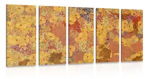 Quadri 5 pezzi – Astrazione nello stile di G. Klimt