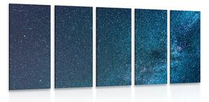 Quadri 5 pezzi – Splendida Via Lattea tra le stelle