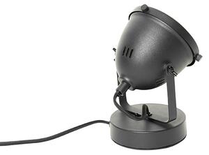 Lampada da tavolo industriale nera 18 cm - Emado
