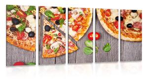 Quadri 5 pezzi – Pizza