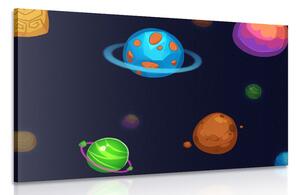 Quadro su tela – Pianeti magici