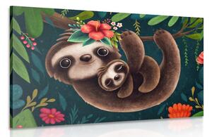 Quadro su tela – Bradipi adorabili
