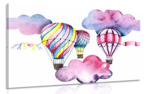 Stampa su tela – Palloncini nel vento