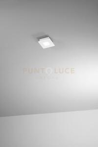 Applique in metallo verniciato bianco pixel 15x15cm 1 luce attacco 