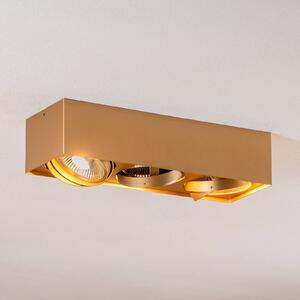 Argon Faretto a soffitto Riesta, oro, 3 luci