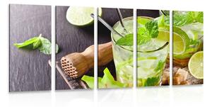 Quadri 5 pezzi – Delizioso Mojito