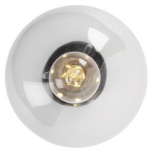 Plafoniera Art Déco nera - Pallon