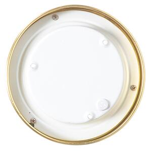 Plafoniera moderna oro 18 cm IP44 - Yuma
