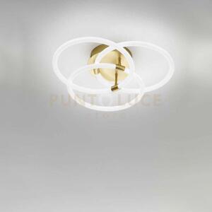 Lampadario a soffitto gea luce berta p/g oro