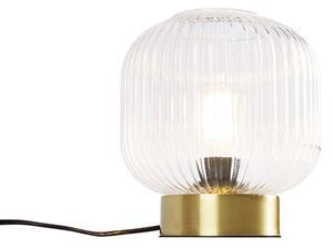 Lampada da tavolo Art Déco in ottone - Karel