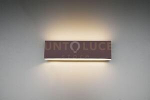 Concha applique led 6w · 2x 600lm, 3000k bi-emissione metallo color