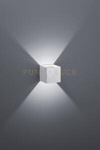 Louis applique led 4,3w 430lm, 3000k cubo bi-direzionale colore all