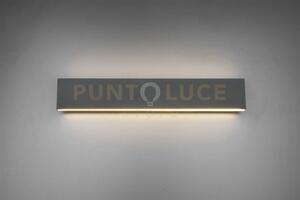 Concha applique led 9w · 2x 1000lm, 3000k bi-emissione metallo colo