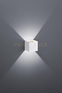 Louis applique led 4,3w 430lm, 3000k cubo bi-direzionale colore bia