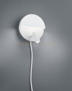Mario applique tonda led 2,3w 200lm - 6w 600lm, 3000k doppia emissi