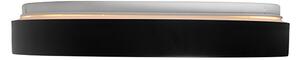 Plafoniera moderna nera 38 cm con LED e RGB - Jochie