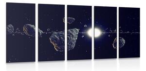 Quadri 5 pezzi – Meteoriti