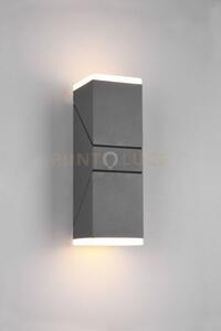 Avon applique led 14w 1600lm, 3000k da esterno antracite 2 diffusor