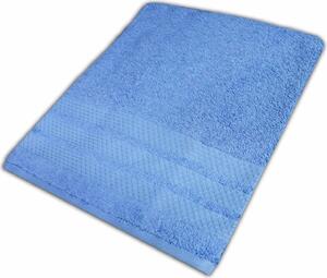 Gabel Asciugamano Bagno di Spugna Asciugamano Viso 100% Cotone Idrofilo 60x110 cm in Tinta Unita colore Azzurro - Dedra