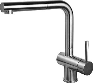 FOSTER Atomo Plus Rubinetto Cucina Miscelatore Monocomando con Doccetta Estraibile e Canna Alta colore Cromo - 8551000