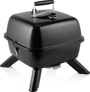 PRINCESS Barbecue Elettrico Carbonella da Giardino Portatile da Tavolo BBQ da Esterno Potenza 2000 Watt colore Nero - 01.112256.01.001